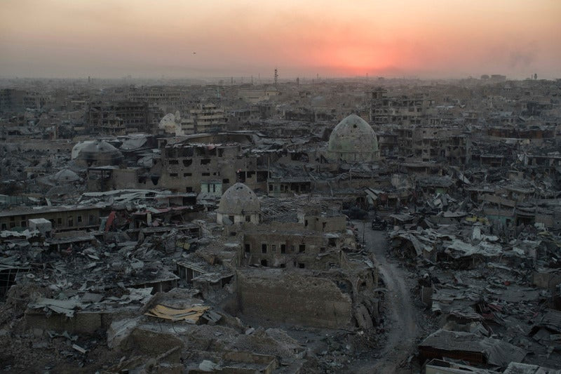 Μοσούλη: Μια πόλη συντρίμμια, κατεστραμμένη και έρημη (εικόνες)